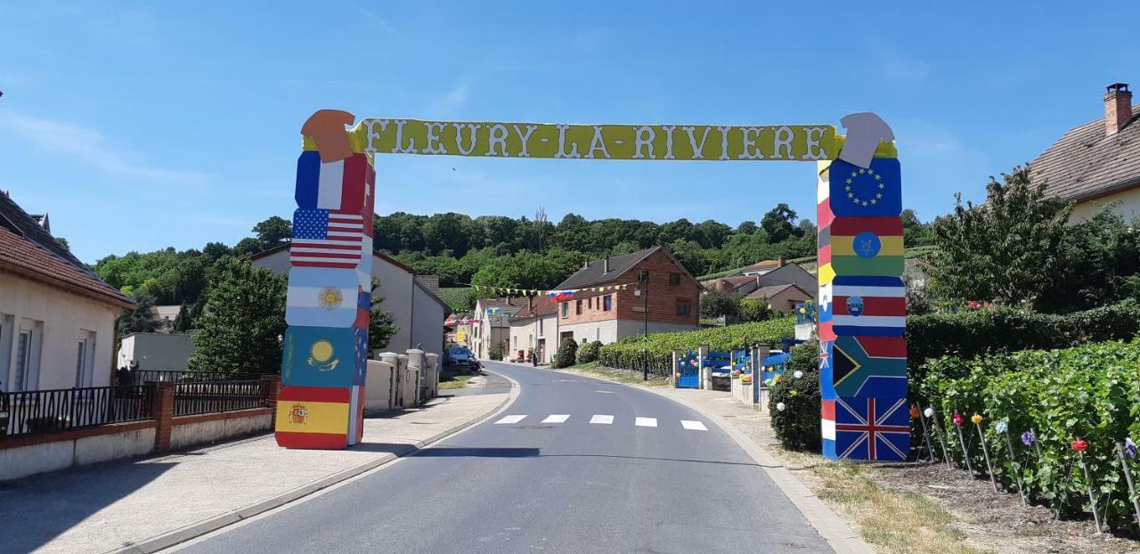 Flor'Ever en Champagne Fleury-la-Riviere Extérieur photo