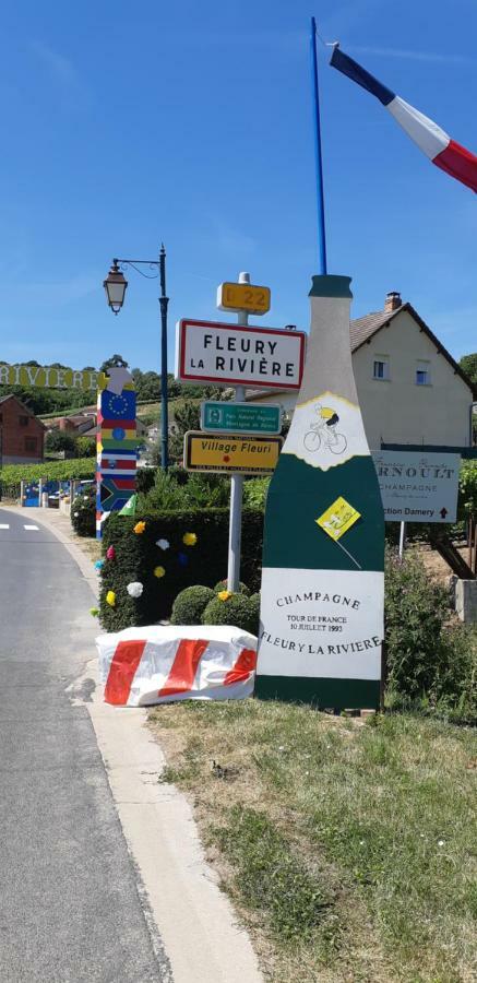 Flor'Ever en Champagne Fleury-la-Riviere Extérieur photo